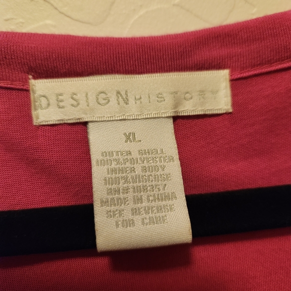Design History Pink Ruffle Tank Top - Picture 3 of 3